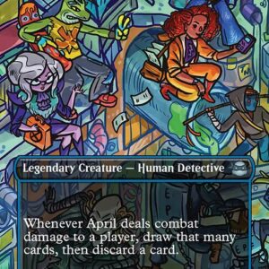 Teenage Mutant Ninja Turtles - 206 - April, Reporter of the Weird - Uncommon - U - Non-foil (Front)