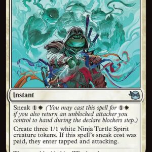 Teenage Mutant Ninja Turtles - 12 - The Last Ronin's Technique - Uncommon - W - Foil (Front)