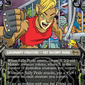 Teenage Mutant Ninja Turtles - 225 - Sally Pride, Lioness Leader - Rare - W - Foil (Front)