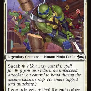 Teenage Mutant Ninja Turtles - 14 - Leonardo, Big Brother - Common - W - Non-foil (Front)