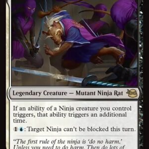 Teenage Mutant Ninja Turtles - 169 - Splinter, Radical Rat - Rare - WB - Non-foil (Front)