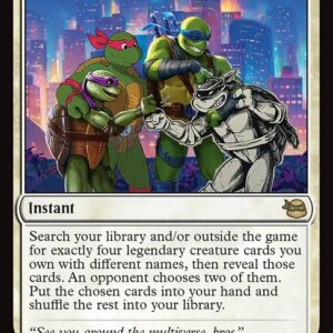 Teenage Mutant Ninja Turtles - 27 - Turtles Forever - Rare - W - Foil (Front)