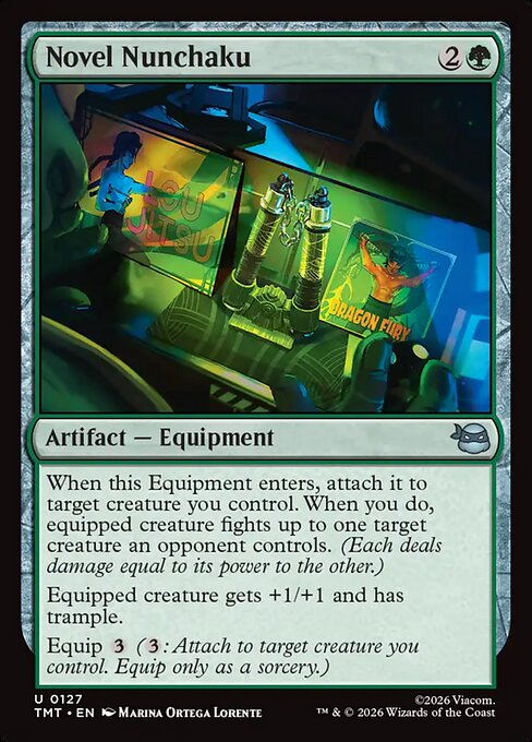 Teenage Mutant Ninja Turtles - 127 - Novel Nunchaku - Uncommon - G - Non-foil (Front)